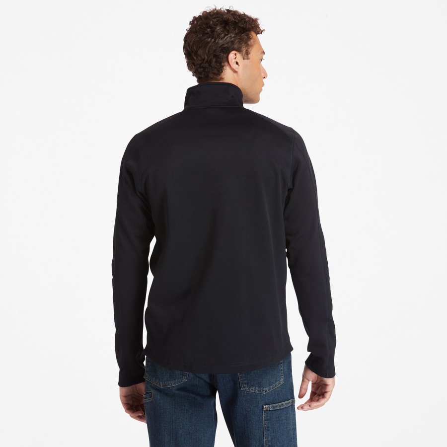 Men's Big & Tall Pro Understory Quarter-Zip Fleece Shirt Timberland Ireland Jet Black