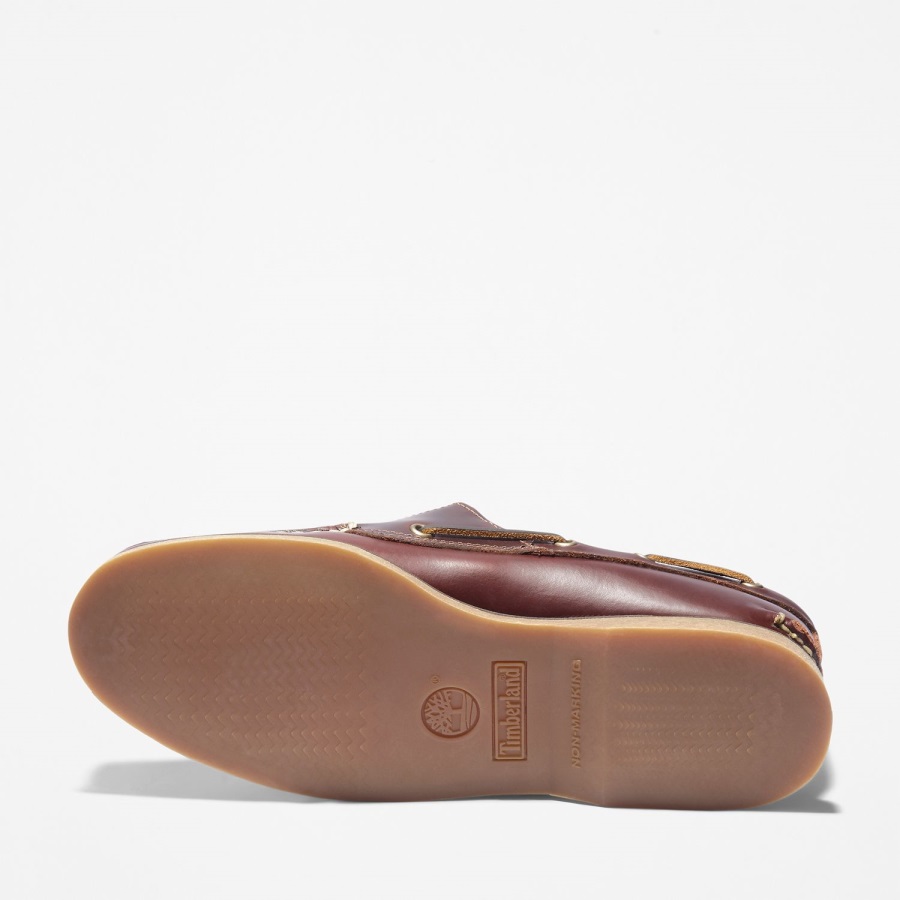 Men's Classic 2-Eye Boat Shoes Timberland Ireland Root Beer Smooth