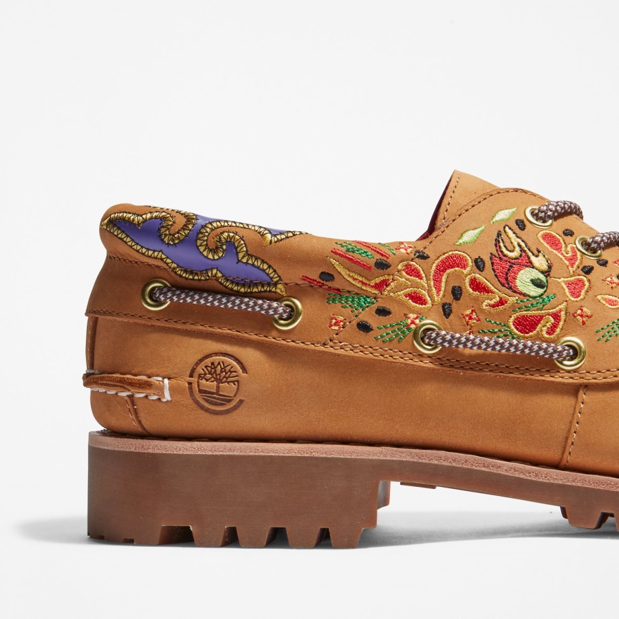 Men's Clot X 3-Eye Boat Shoe Timberland Ireland Wheat