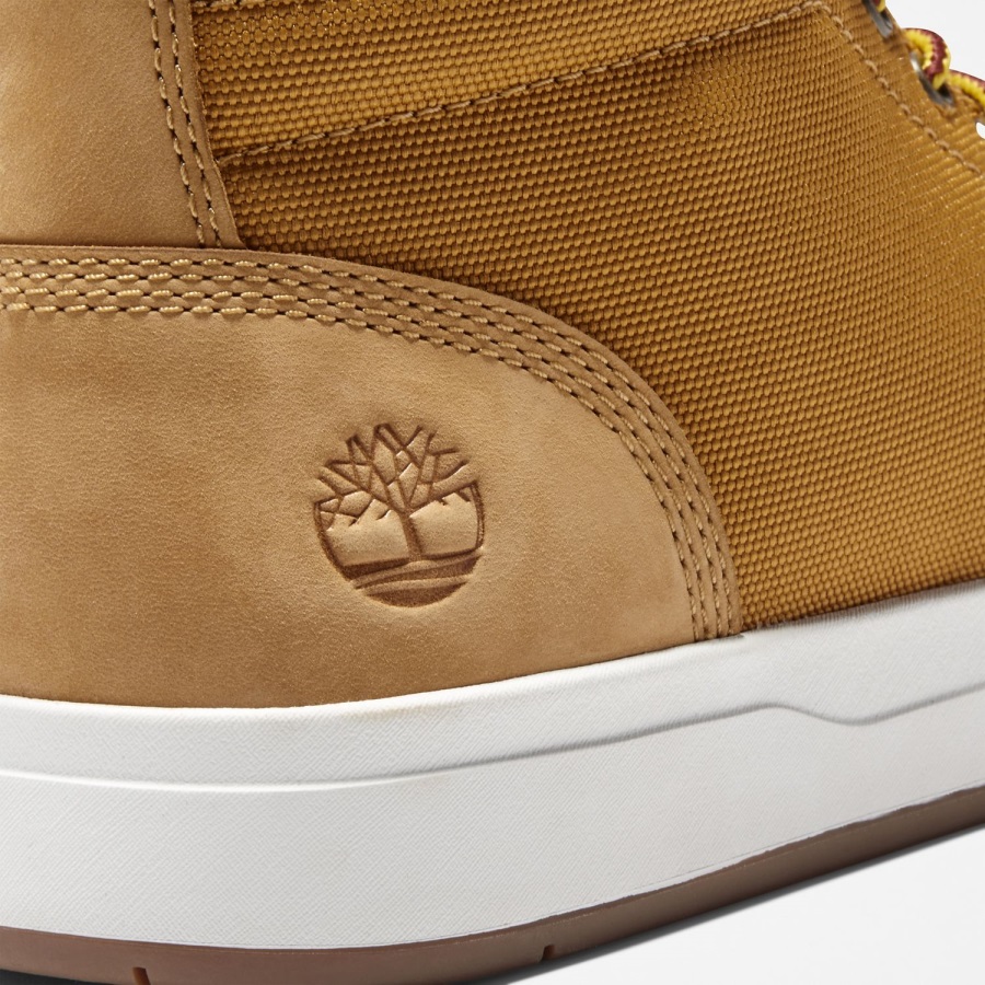 Men's Davis Square Chukka Shoes Wheat Nubuck Timberland Ireland
