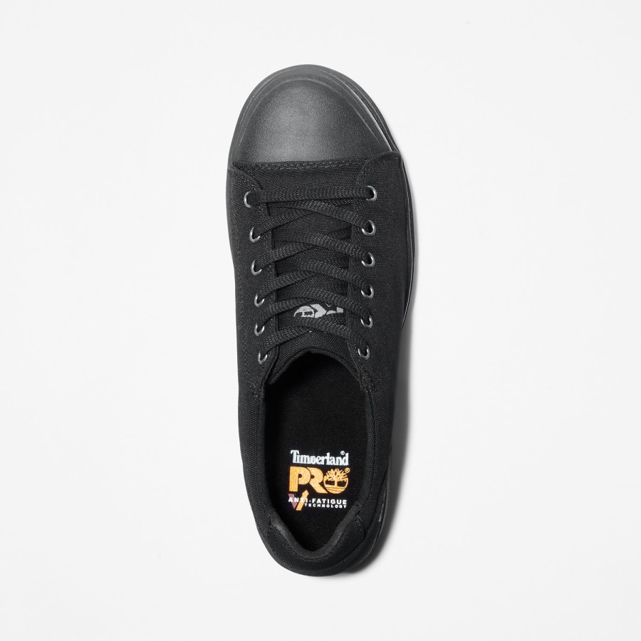 Men's Disruptor Casual Alloy Toe Work Shoe Black Canvas Timberland Ireland