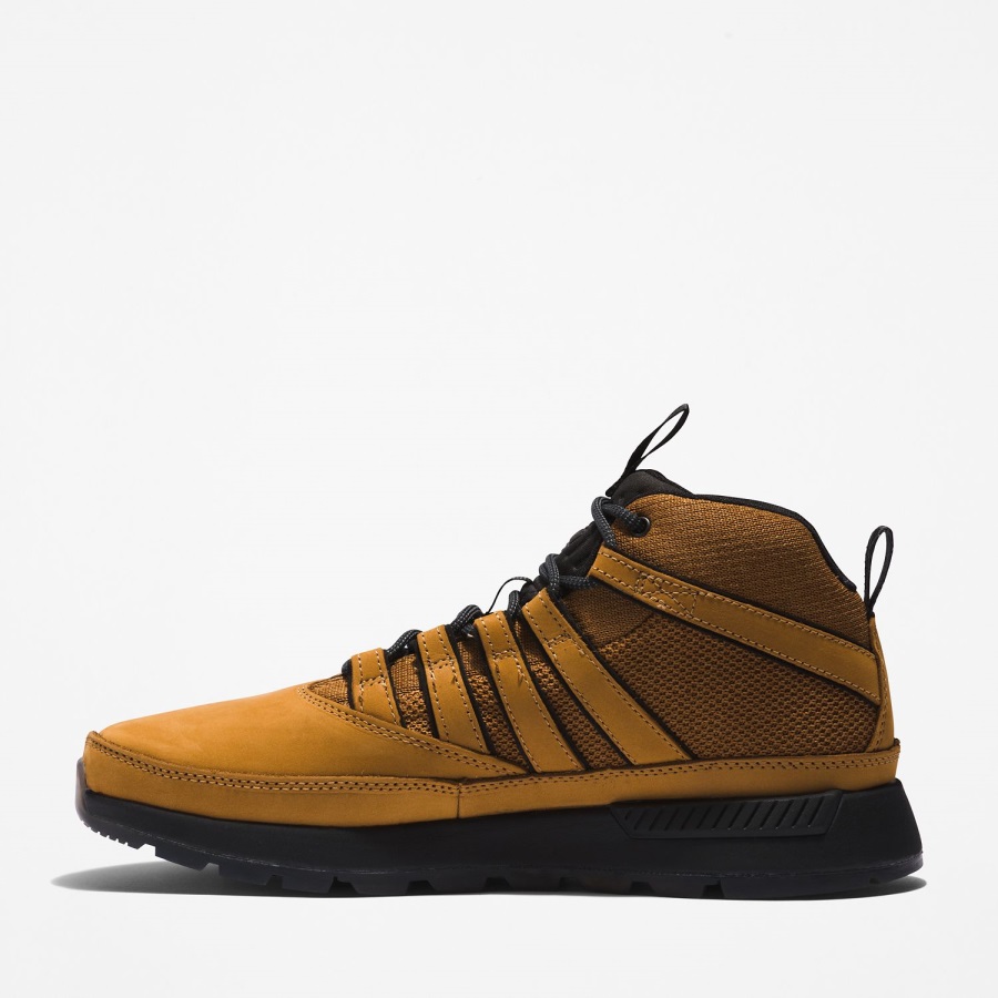 Men's Euro Trekker Hiking Boots Wheat Nubuck Timberland Ireland