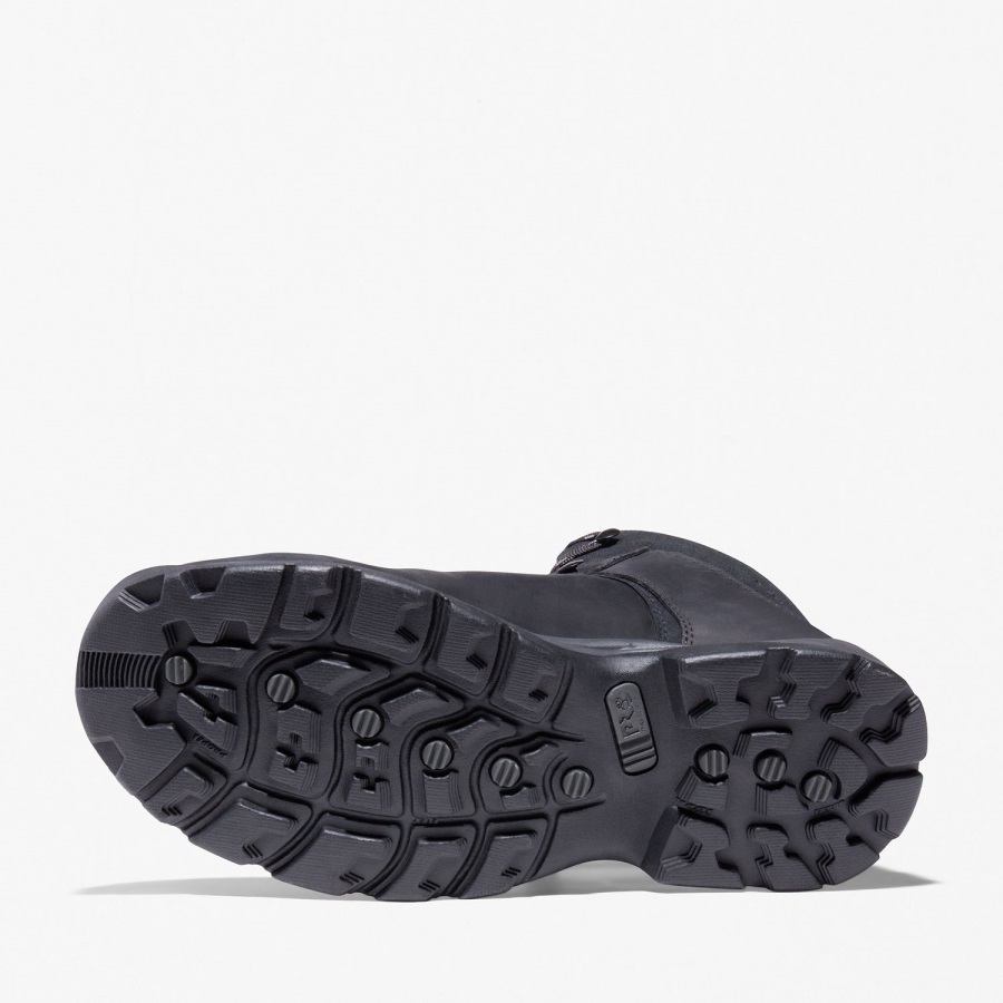 Men's Flume Work Steel Toe Waterproof Work Boot Black Nubuck Leather Timberland Ireland