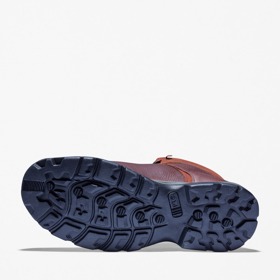 Men's Flume Work Steel Toe Waterproof Work Boot Timberland Ireland Brown Nubuck Leather