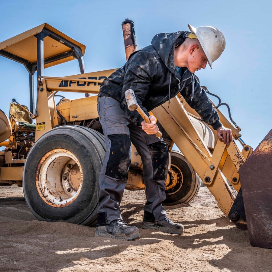 Men's Gritman Lined Hooded Canvas Jacket Pewter Timberland Ireland