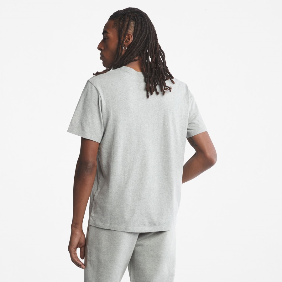 Men's Kennebec River Tree-Logo Tee Grey Heather Timberland Ireland