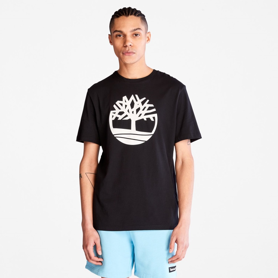 Men's Kennebec River Tree-Logo Tee Timberland Ireland Black