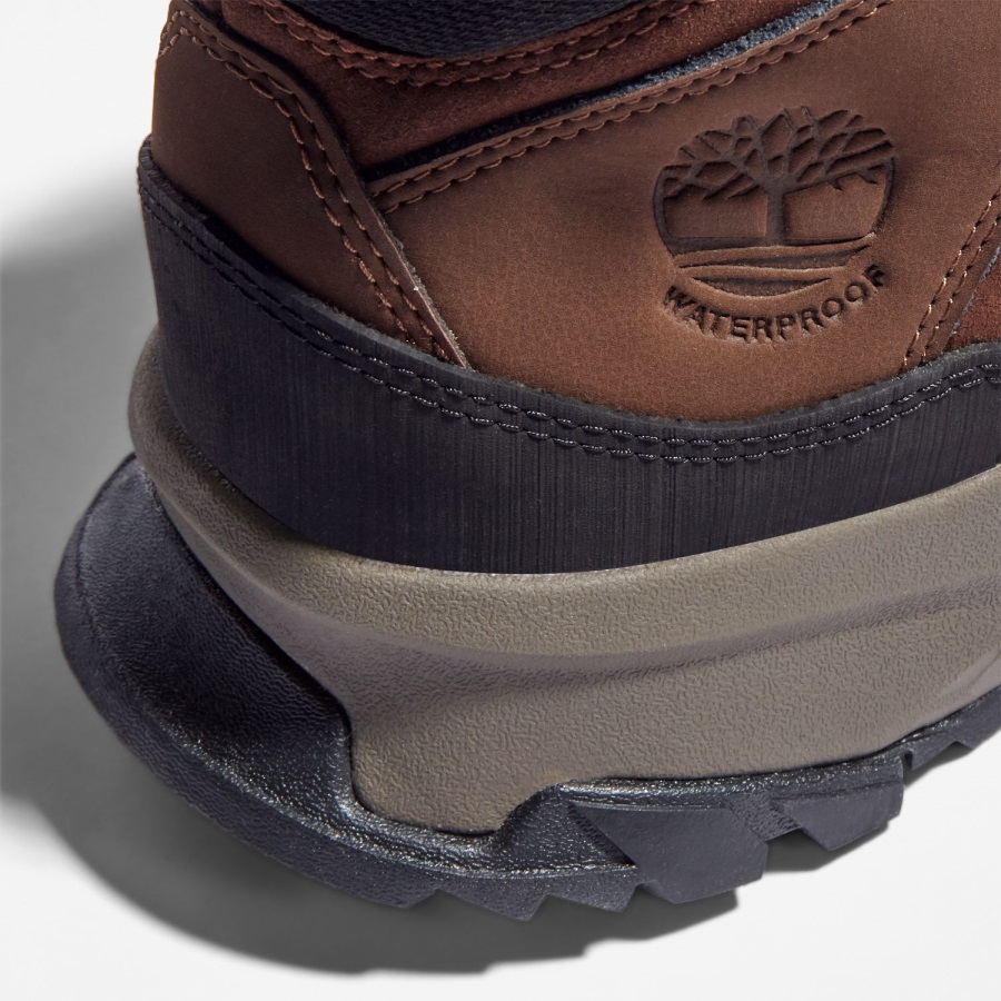 Men's Lincoln Peak Waterproof Hiking Boots Dark Brown Leather Timberland Ireland