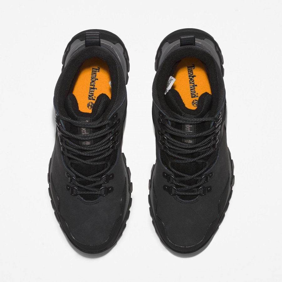 Men's Lincoln Peak Waterproof Hiking Boots Timberland Ireland Black Leather