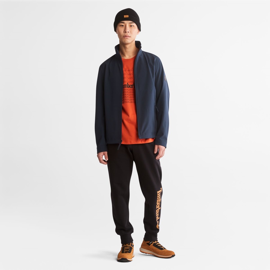 Men's Mount Waumbeck Fleece-Lined Softshell Jacket Dark Sapphire Timberland Ireland