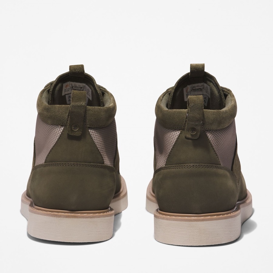 Men's Newmarket Ii Chukka Boots Dark Green Nubuck Timberland Ireland