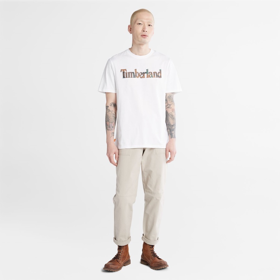 Men's Outdoor Heritage Camo-Logo T-Shirt Timberland Ireland White