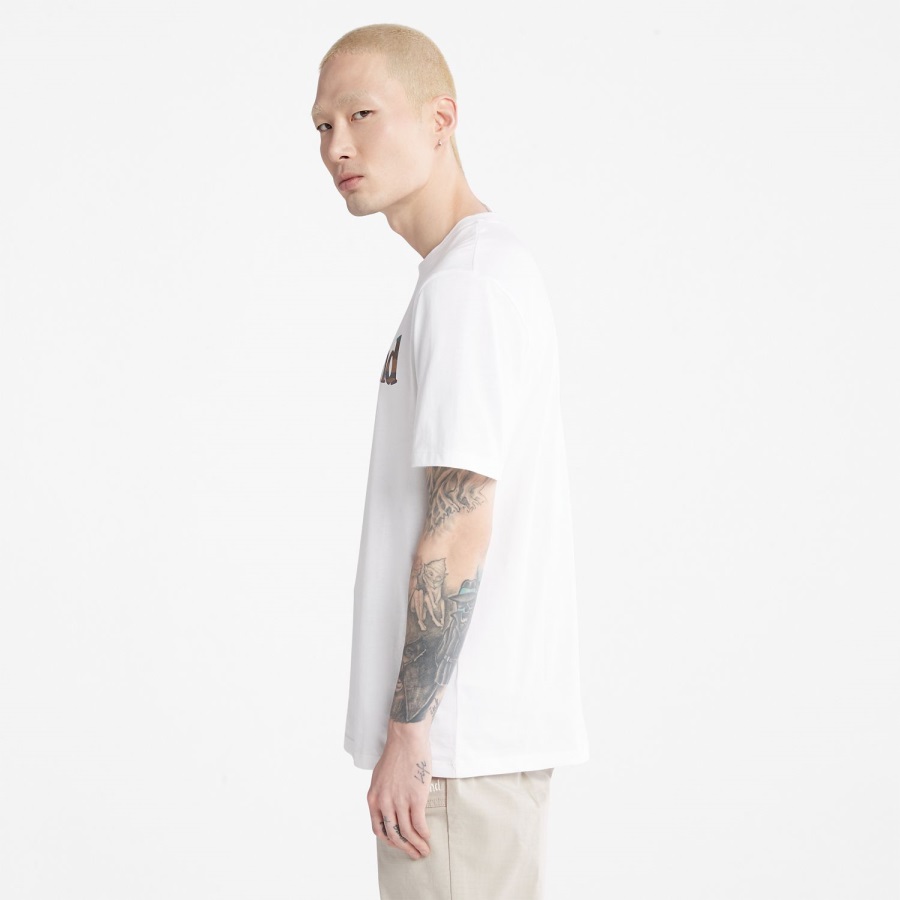 Men's Outdoor Heritage Camo-Logo T-Shirt Timberland Ireland White
