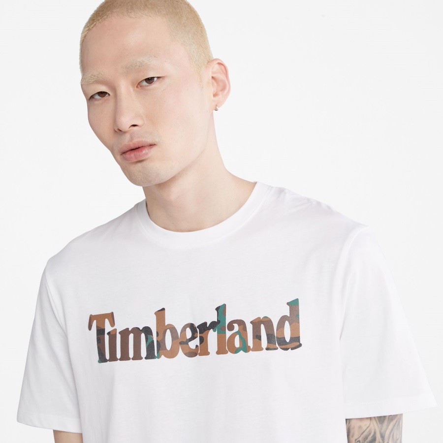 Men's Outdoor Heritage Camo-Logo T-Shirt Timberland Ireland White