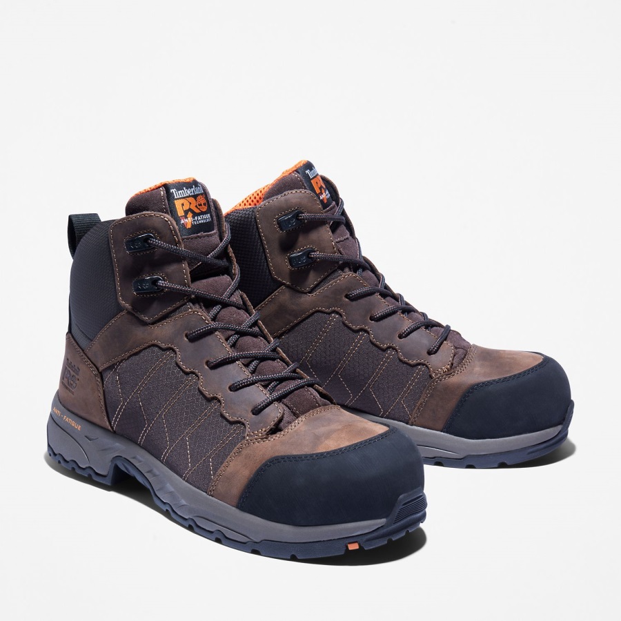 Men's Payload 6 Composite Toe Work Boot Brown Full-Grain Leather Timberland Ireland