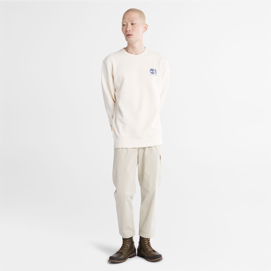 Men's Photographic Crewneck Sweatshirt Undyed Timberland Ireland