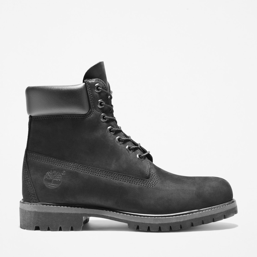 Men's Premium 6-Inch Waterproof Boots Timberland Ireland Black Nubuck