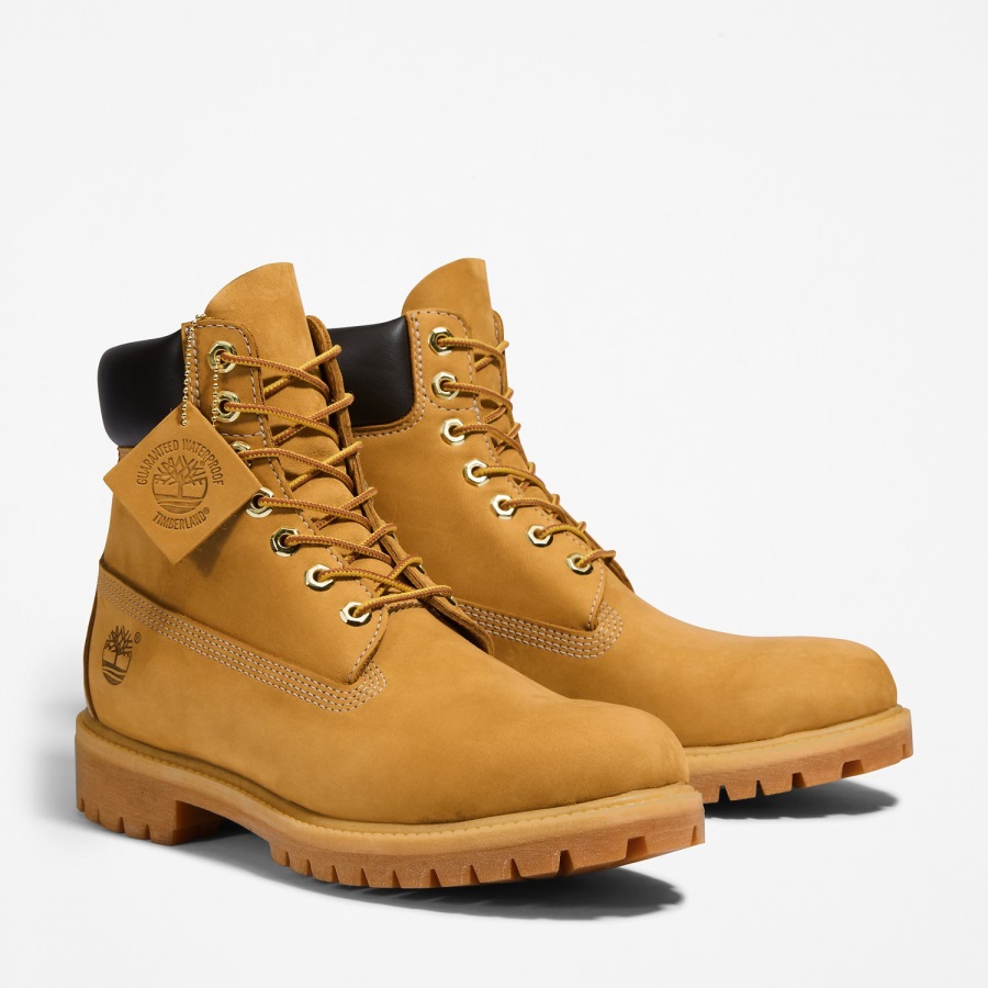 Men's Premium 6-Inch Waterproof Boots Wheat Nubuck Timberland Ireland