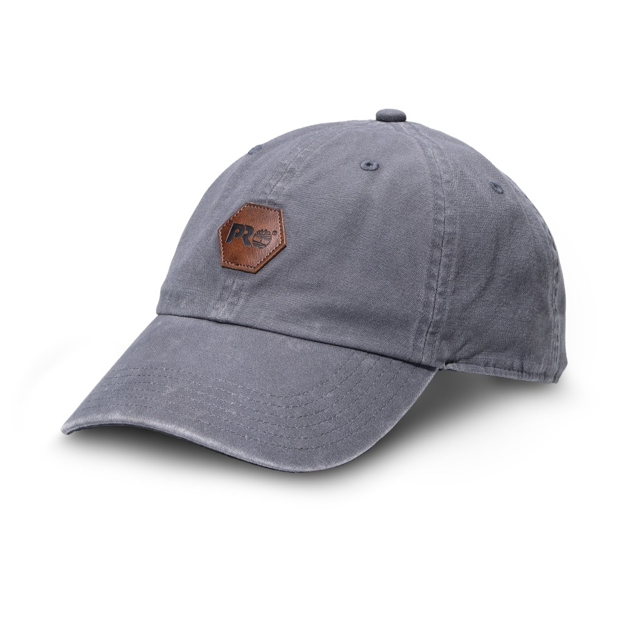 Men's Pro Faux-Leather-Logo Low-Profile Cap Timberland Ireland Pewter