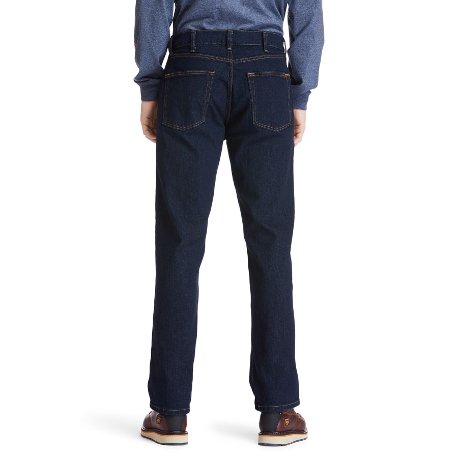 Men's Pro Grit-N-Grind Flex Denim Work Jeans Dark Rinse Timberland Ireland