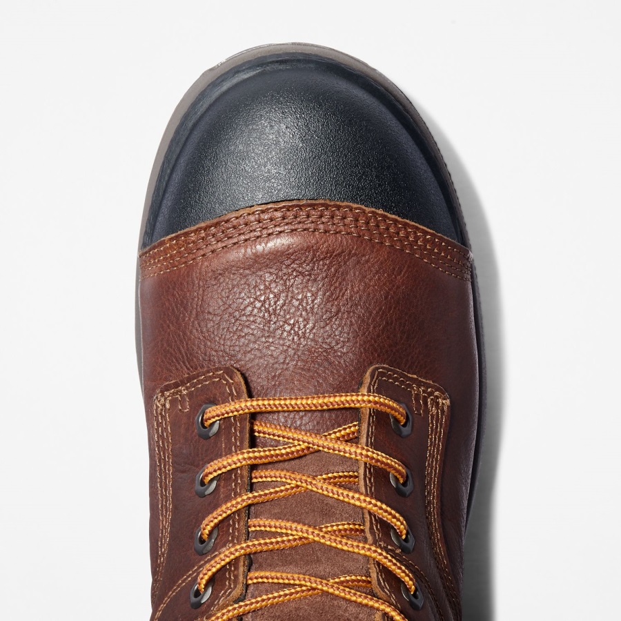 Men's Pro Helix Hd 8 Composite Toe Waterproof Work Boot Brown Full-Grain Timberland Ireland