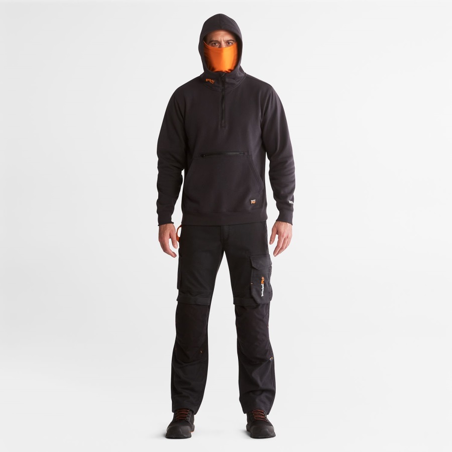 Men's Pro Hood Honcho Hd Hoodie Black Timberland Ireland