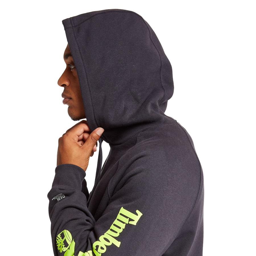 Men's Pro Hood Honcho Sport Hoodie Timberland Ireland Dark Navy/Yellow