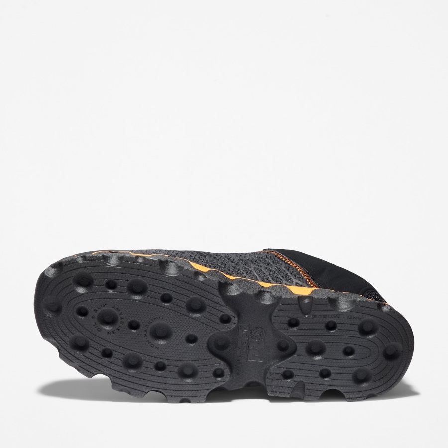 Men's Pro Powertrain Sport Alloy Toe Work Sneaker Black/Orange Ripstop Nylon Timberland Ireland