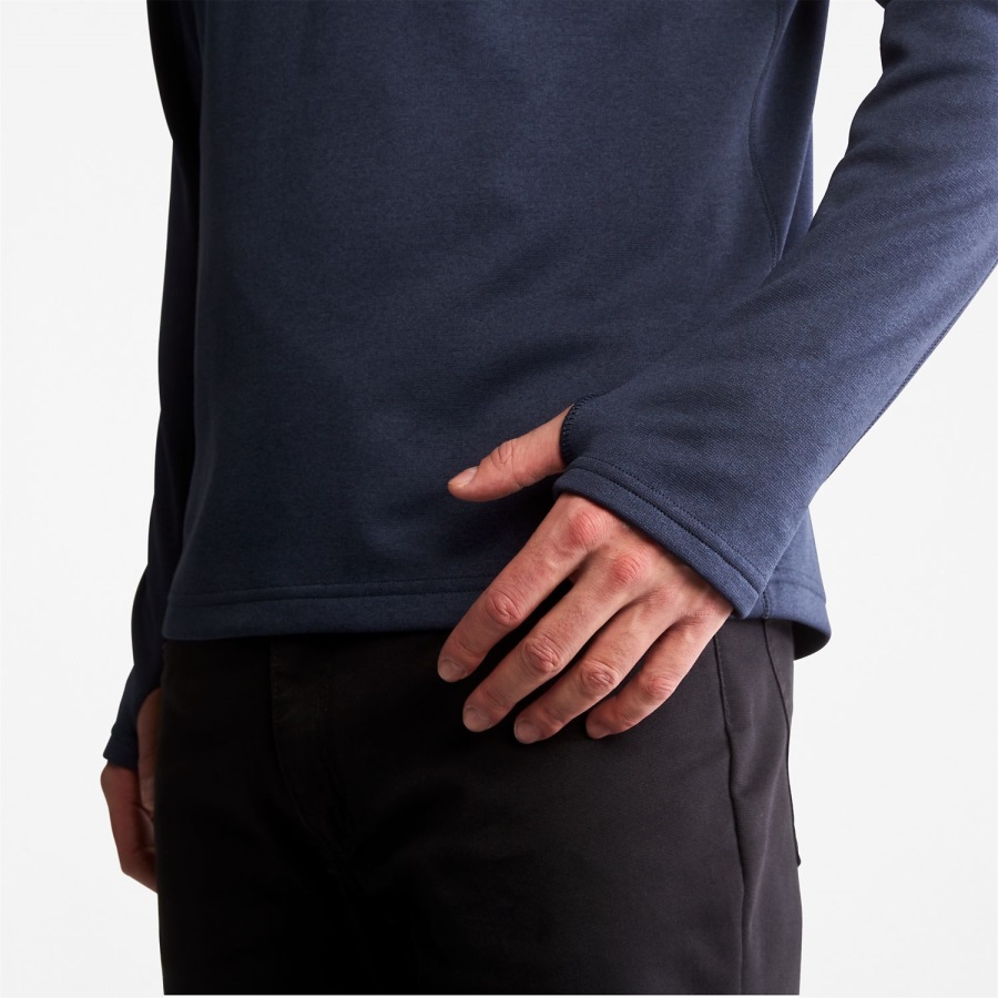 Men's Pro Understory Quarter-Zip Fleece Shirt Timberland Ireland Navy Heather