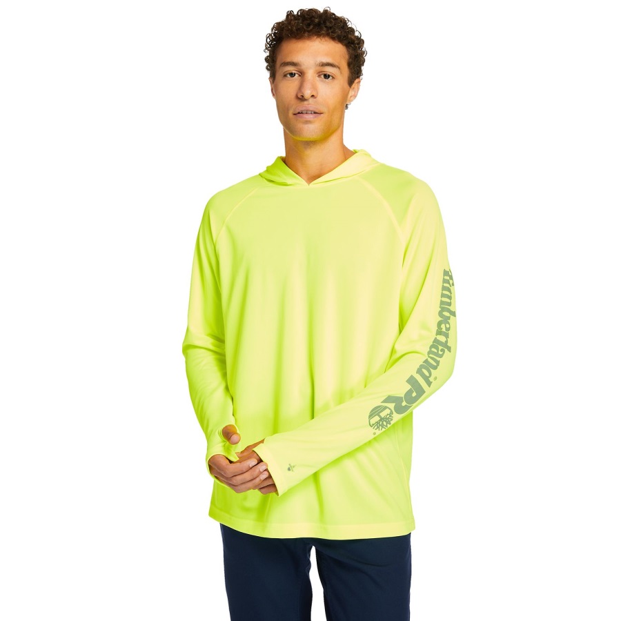 Men's Pro Wicking Good Hoodie PRO Yellow Timberland Ireland