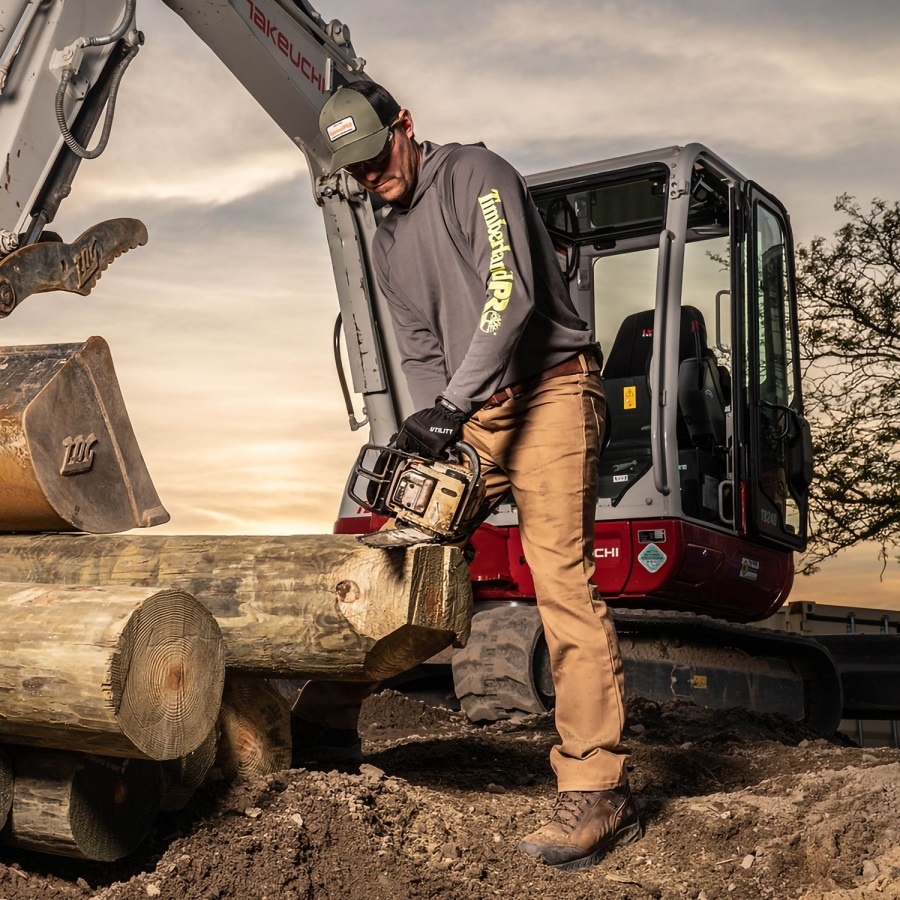 Men's Pro Wicking Good Hoodie Pewter Timberland Ireland