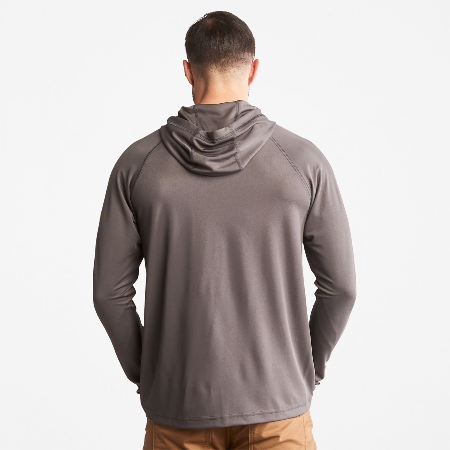 Men's Pro Wicking Good Hoodie Pewter Timberland Ireland