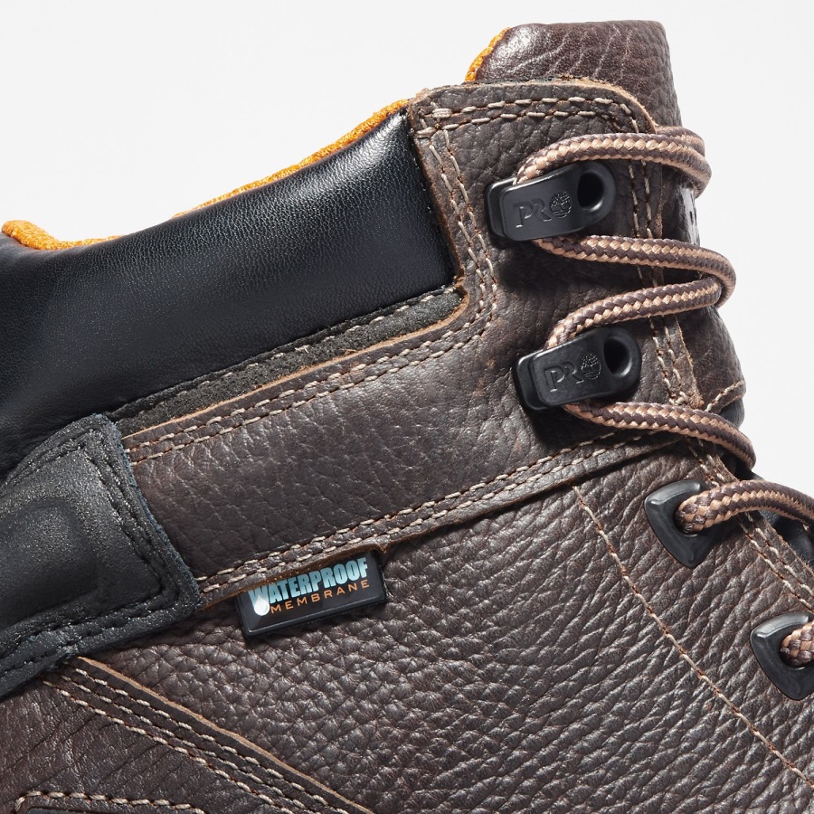 Men's Rigmaster 6 Steel Toe Waterproof Work Boot Brown Tumbled Leather Timberland Ireland