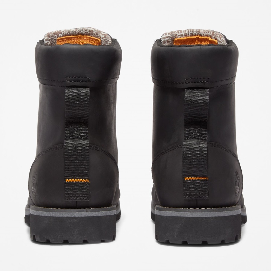 Men's Rugged Waterproof Ii 6-Inch Boots Timberland Ireland Black Full-Grain