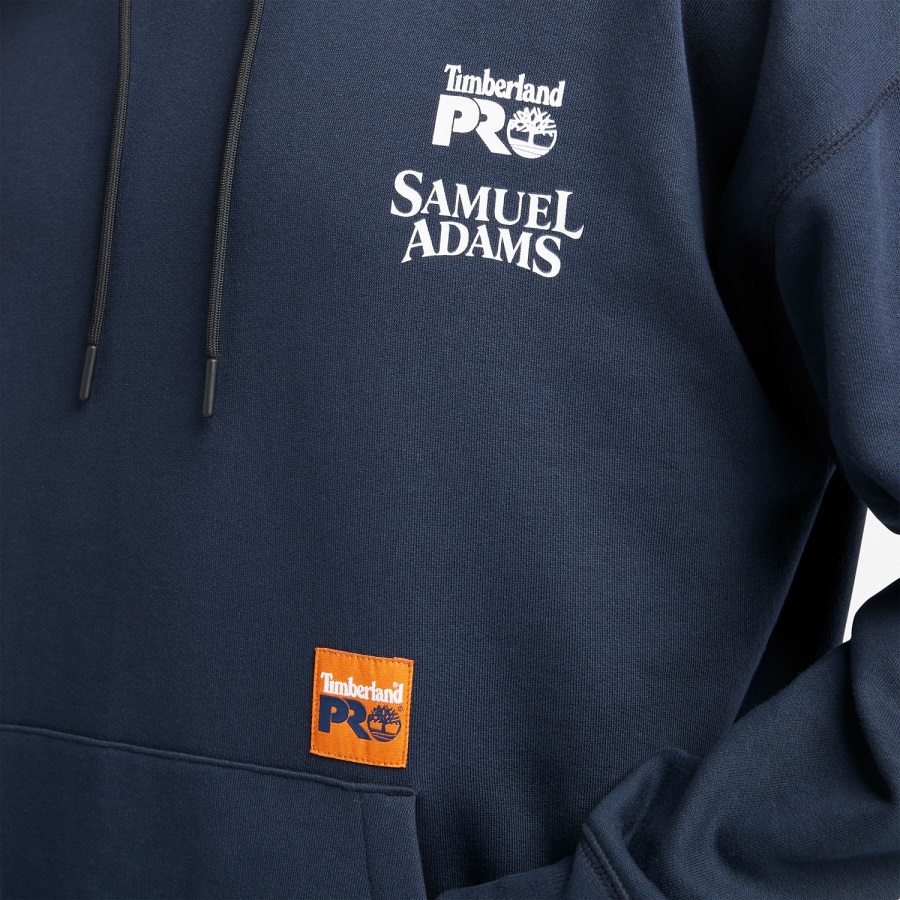 Men's Sam Adams X Pro Beerproof Hoodie Navy Timberland Ireland