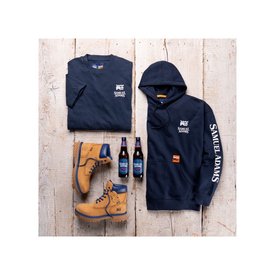 Men's Sam Adams X Pro Beerproof T-Shirt Timberland Ireland Navy