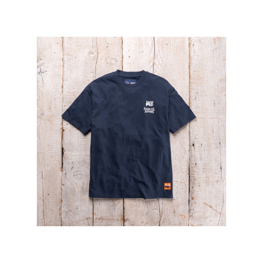 Men's Sam Adams X Pro Beerproof T-Shirt Timberland Ireland Navy