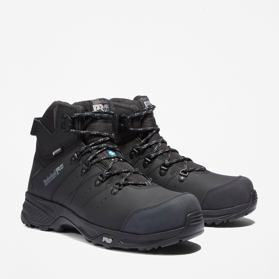 Men's Switchback Waterproof Comp-Toe Work Boots Timberland Ireland Black