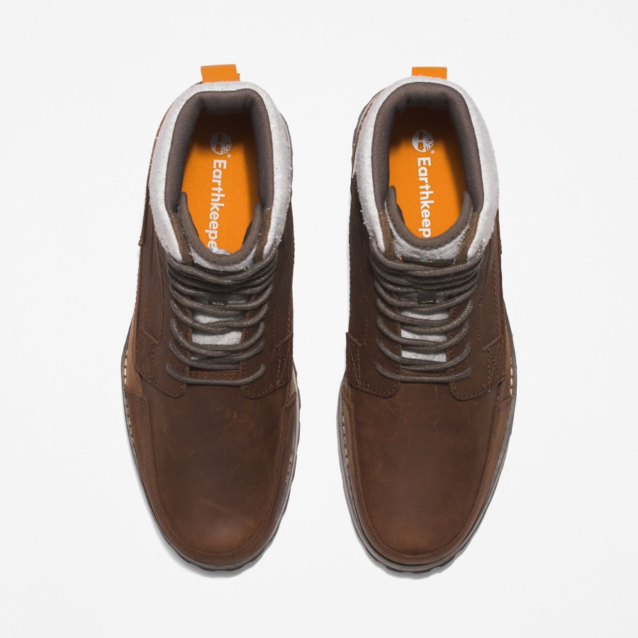 Men's Timbercycle Ek Boots Timberland Ireland Brown Recycled Leather