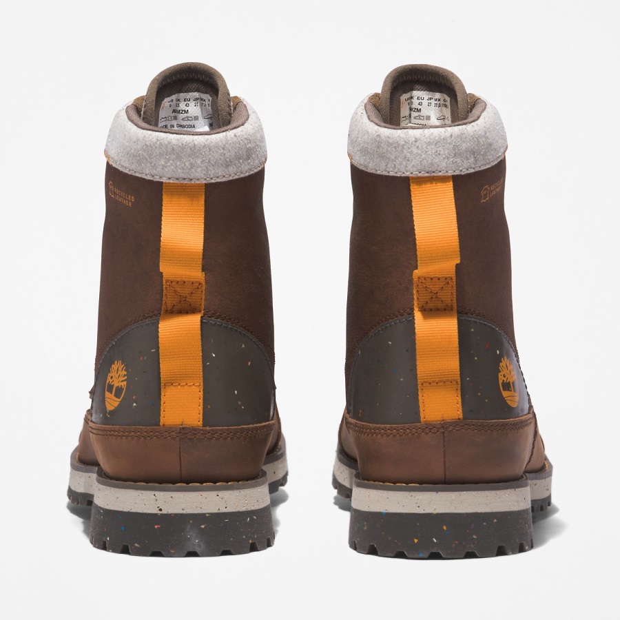 Men's Timbercycle Ek Boots Timberland Ireland Brown Recycled Leather