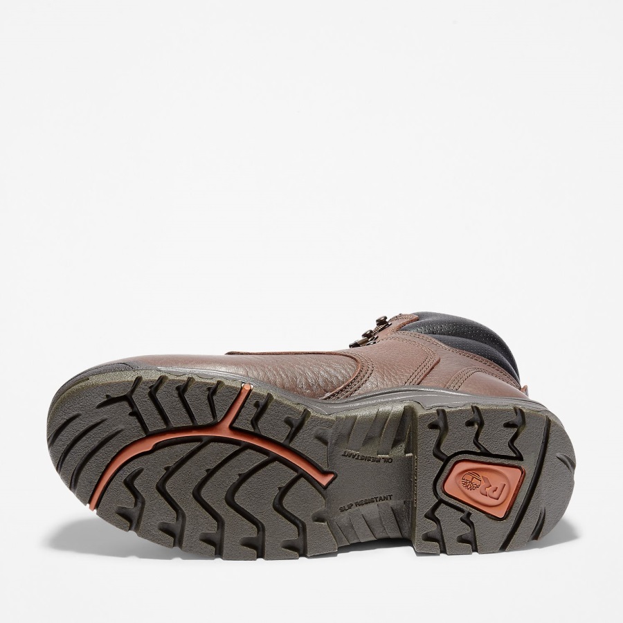 Men's Titan 6 Alloy Toe Waterproof Work Boot Dark Mocha Full-Grain Timberland Ireland