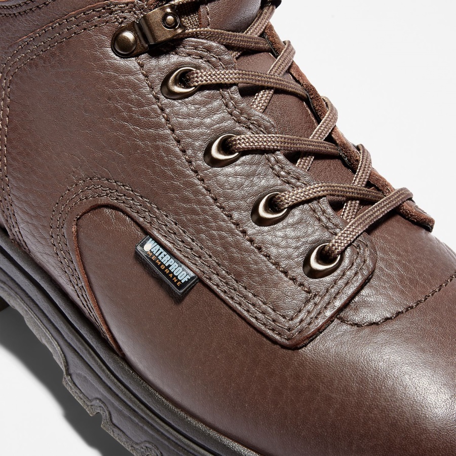 Men's Titan 6 Alloy Toe Waterproof Work Boot Dark Mocha Full-Grain Timberland Ireland