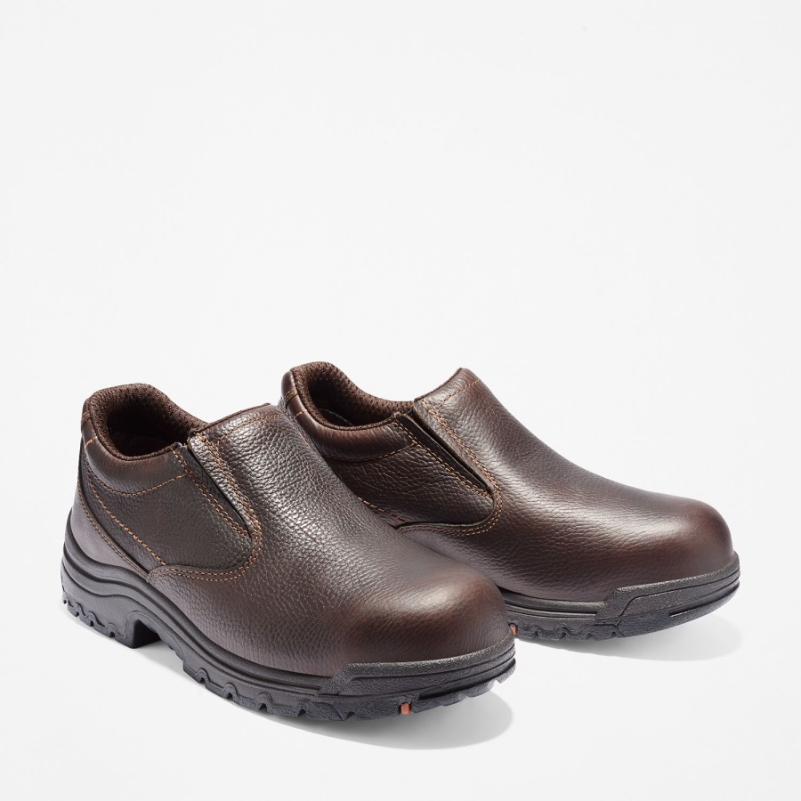 Men's Titan Casual Alloy Toe Work Shoe Timberland Ireland Camel Brown Oiled