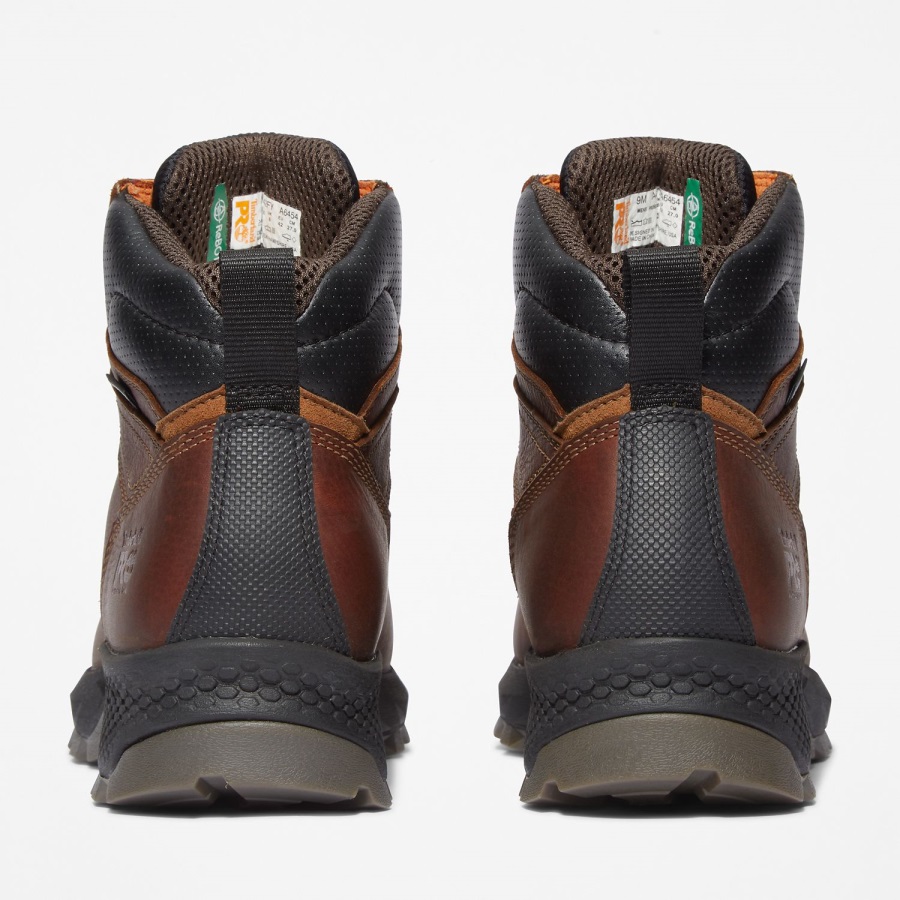 Men's Titan Ev 6 Composite Toe Waterproof Work Boot Teak Trailblazer Full Grain Leather Timberland Ireland