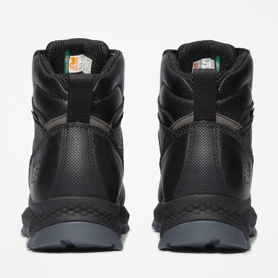 Men's Titan Ev 6 Composite Toe Waterproof Work Boot Timberland Ireland Black Full-Grain Leather