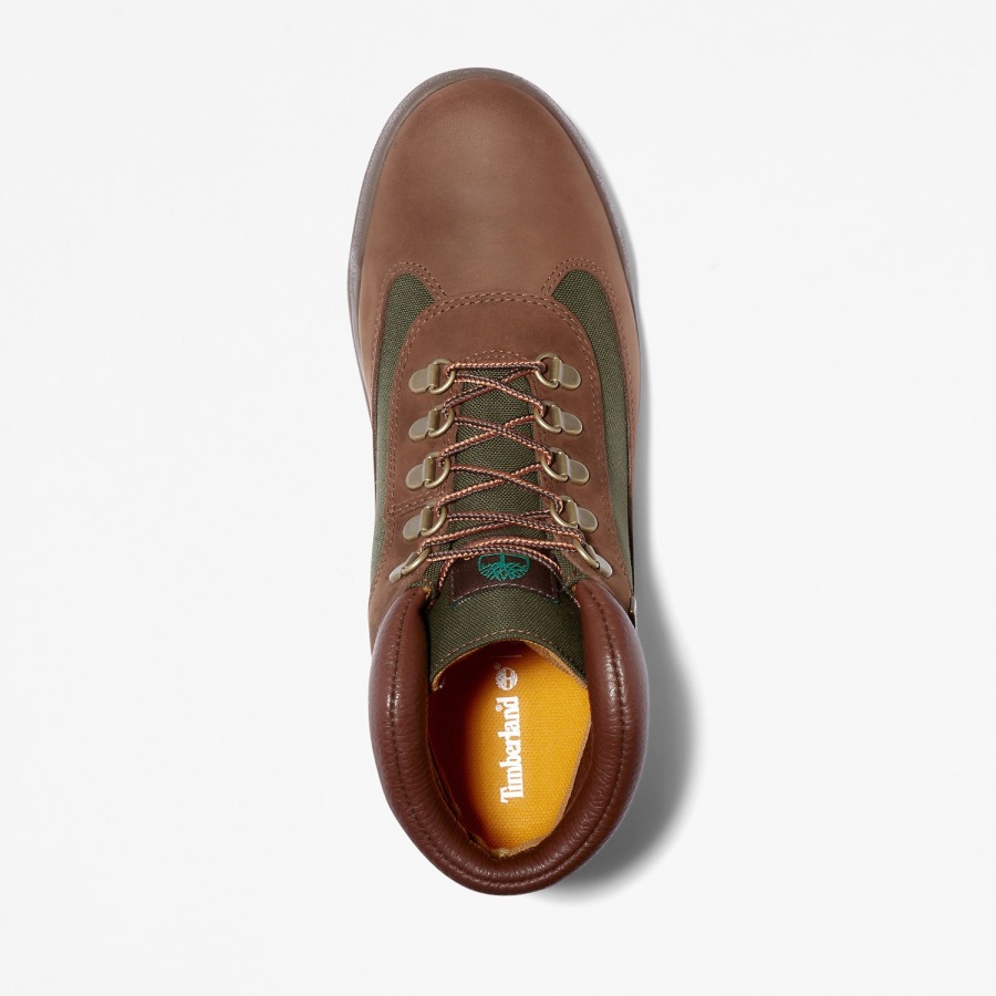 Men's Waterproof Field Boots Dark Brown Nubuck Timberland Ireland