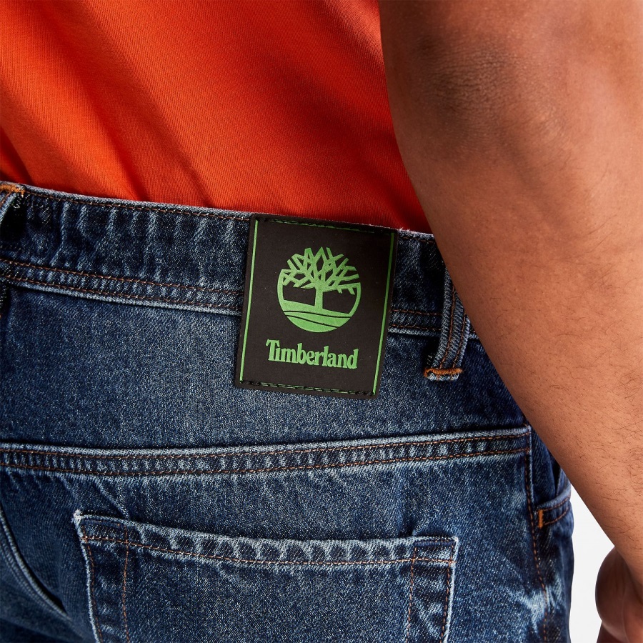 Mid Indigo Men's Outdoor Heritage Ek+ Denim Jeans Timberland Ireland