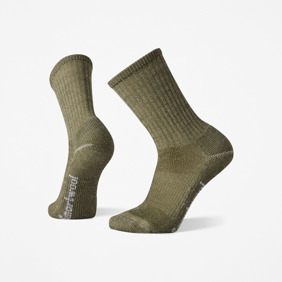 Military Olive Timberland Ireland Men's Smartwool Light Cushion Classic Hiking Crew Socks
