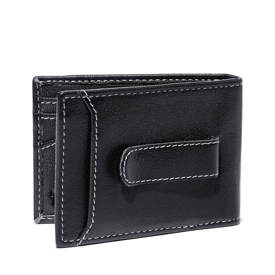 Milled Leather Money Clip Timberland Ireland Black
