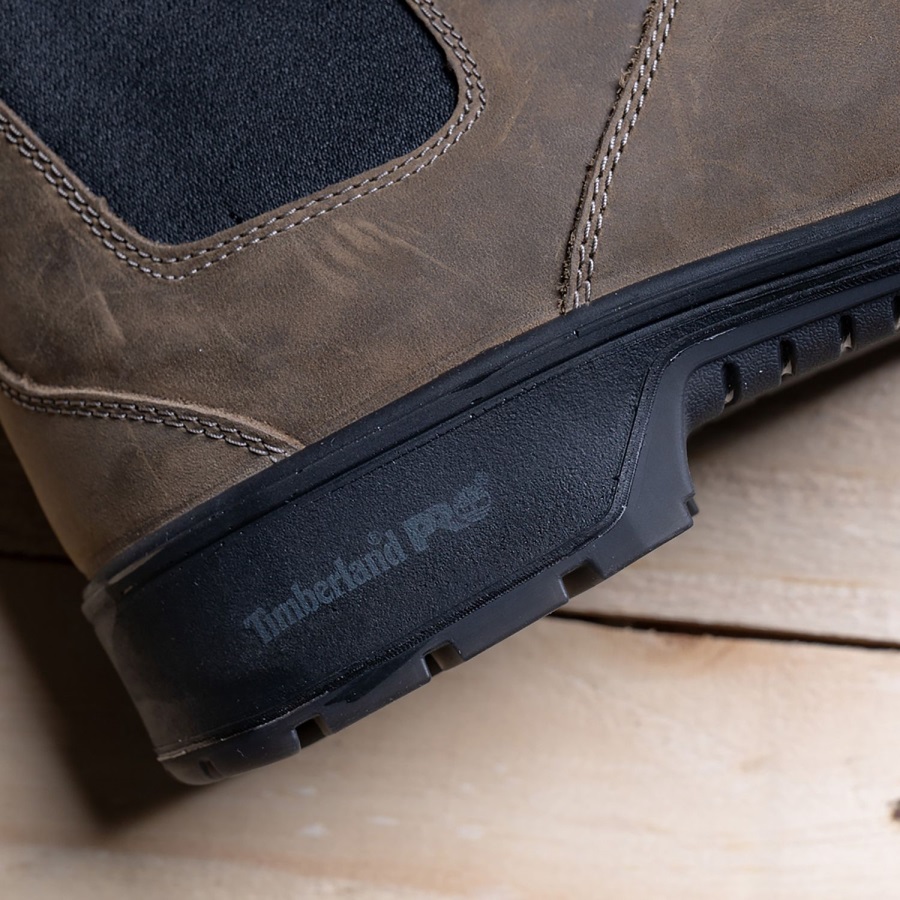 Nashoba Casual Composite Toe Work Boot Timberland Ireland Turkish Coffee Full-Grain Leather